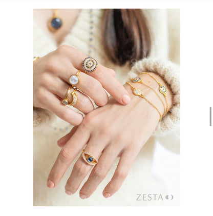 Bracelet "Evil Eye" Rond