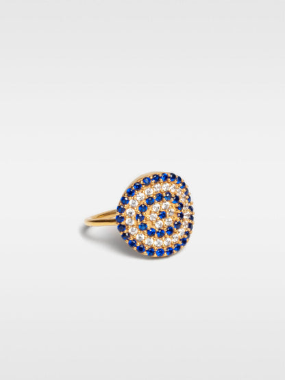 Bague "Evil Eye" Round