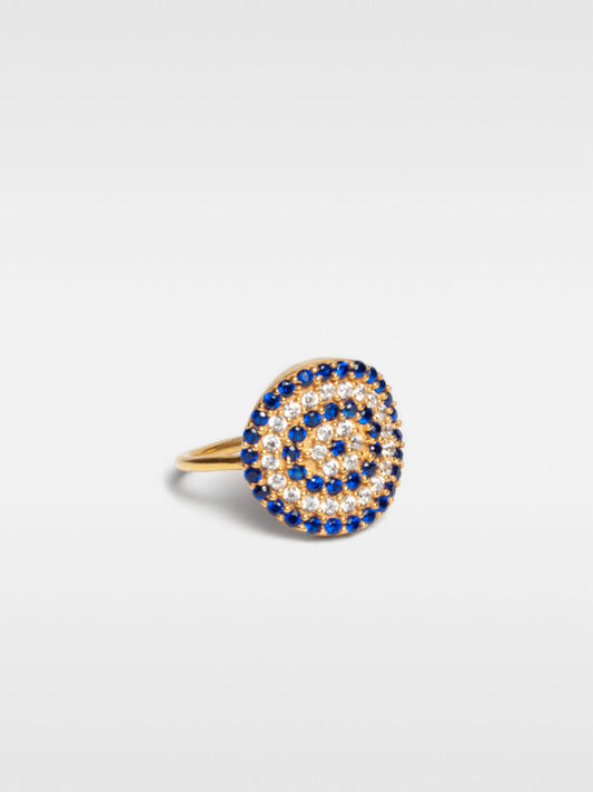 Bague "Evil Eye" Round