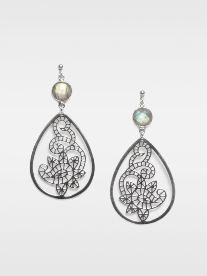 Boucles d’oreilles "Paisley"