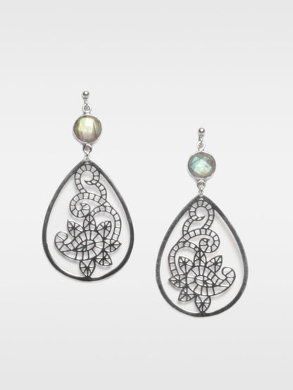 Boucles d’oreilles "Paisley"