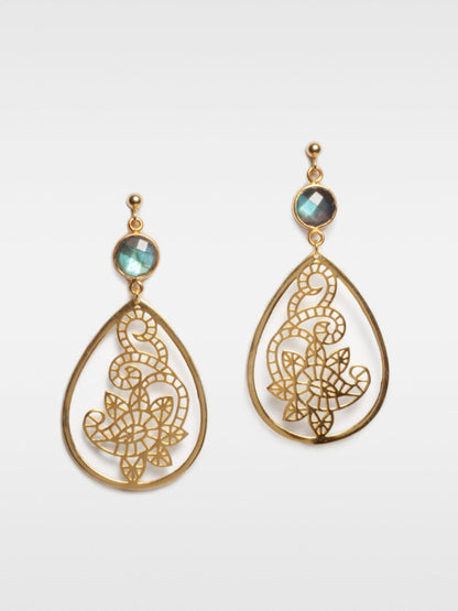 Boucles d’oreilles "Paisley"