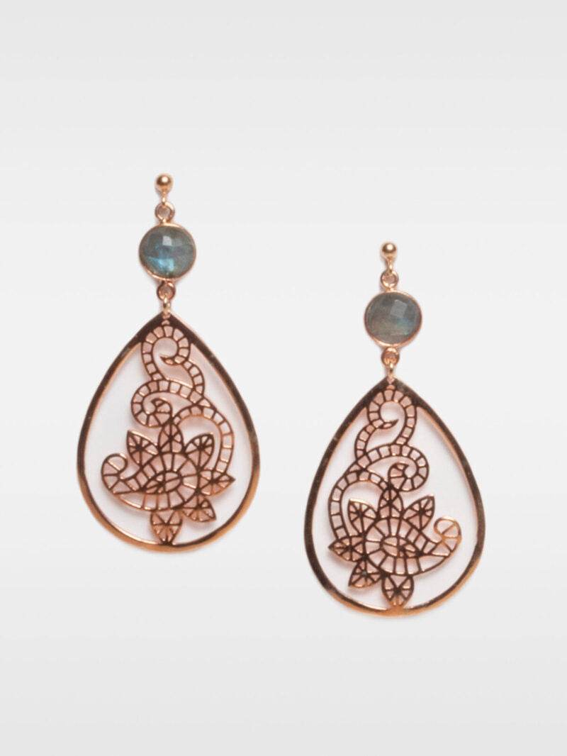 Boucles d’oreilles "Paisley"