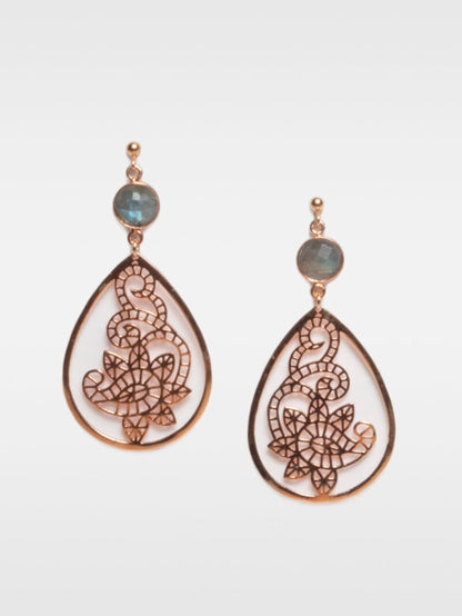 Boucles d’oreilles "Paisley"