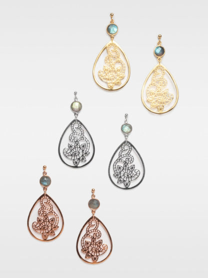 Boucles d’oreilles "Paisley"